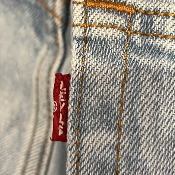 ⭐️ Levi’s 501 S Jeans Big Raw Hem Size 27 - Picture 9 of 10